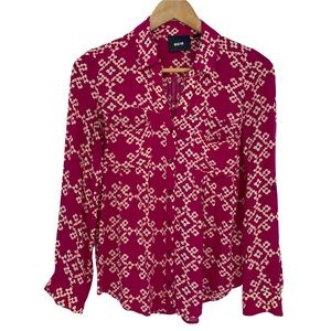 Women's Pink Patterned Top